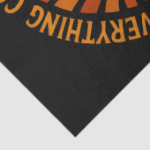 Alles komt terug in de golven tissuepapier (Detail)