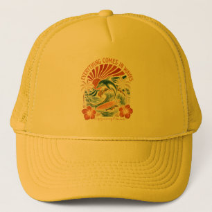 Alles komt terug in de golven trucker pet