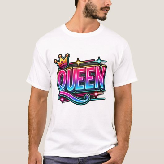 Alles-koningin T-shirt (Voorkant)