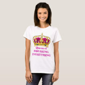 Alles-koningin T-shirt (Voorkant volledig)