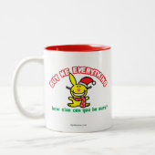 Alles kopen tweekleurige koffiemok (Links)