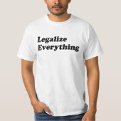 Alles legitimeren t-shirt (Voorkant)