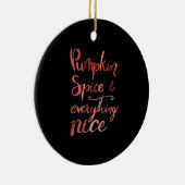Alles Leuke Pompoen Grappige Herfst Herfst Keramisch Ornament (Rechts)