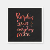 Alles Leuke Pompoen Grappige Herfst Herfst Servet (Voorkant)