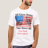 Alles leverde wat op, sommige gaven alles t-shirt (Voorkant)