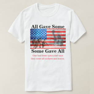 Alles leverde wat op, sommige gaven alles t-shirt