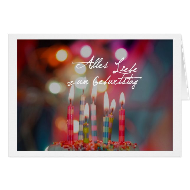 Alles Liebe zum Geburtstag (Voorkant Horizontaal)