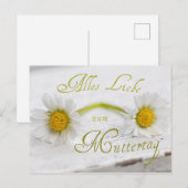 Alles Liebe zum Muttertag! Briefkaart (Voorkant / Achterkant)