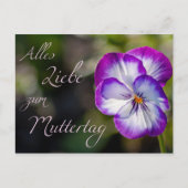 Alles Liebe zum Muttertag Briefkaart (Voorkant)