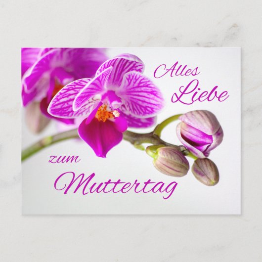 Alles Liebe zum Muttertag Briefkaart (Voorkant)