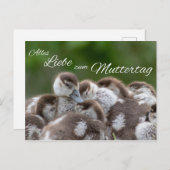 Alles Liebe zum Muttertag Briefkaart (Voorkant / Achterkant)