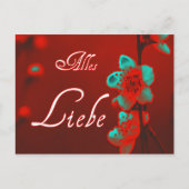 Alles Liebe zum Muttertag! Briefkaart (Voorkant)