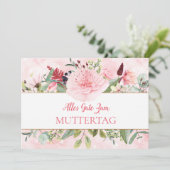 Alles Liebe Zum Muttertag Kaart (Staand voorkant)