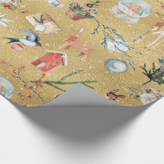 Alles met de kerstrimpel cadeaupapier (Hoek)