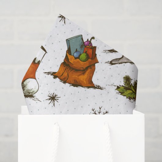 Alles met Kerstmis Tissuepapier (Cadeauzakje)