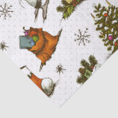 Alles met Kerstmis Tissuepapier (Detail)