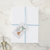 Alles met liefde Tropisch Cadeaulabel (Met Touw)