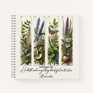 Alles mooi op Zijn tijd botanisch Notitieboek