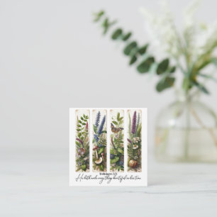 Alles mooi op Zijn tijd botanisch Notitiekaartje