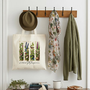 Alles mooi op Zijn tijd botanisch Tote Bag