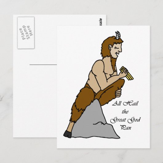 Alles naar de Grote God Pan Briefkaart (Voorkant / Achterkant)