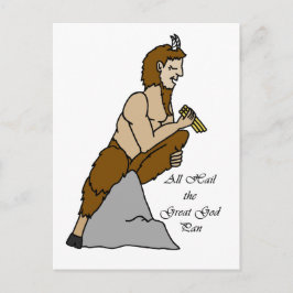 Alles naar de Grote God Pan Briefkaart