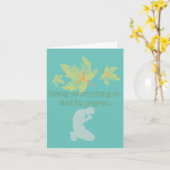 alles naar God brengen in gebed Kaart (Gele Bloem)