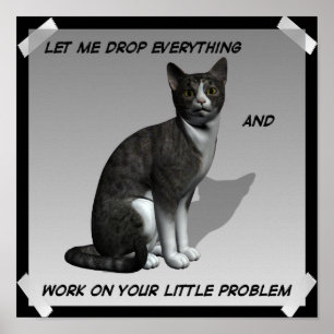 Alles neerzetten Poster