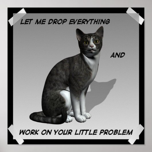 Alles neerzetten Poster (Voorkant)