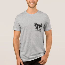 Alles netjes in stijl – Chic minimalistische strik Tri-Blend Shirt