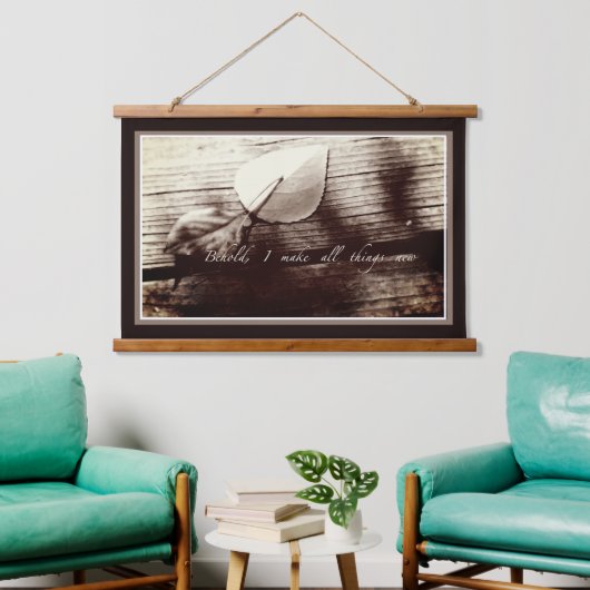 Alles nieuw  hangend wandkleed (Woonkamer)