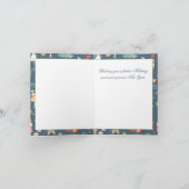 Alles Notenkraker Goud Vrolijk Kerstblauw Feestdagen Kaart (Binnen)