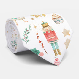Alles Notenkraker Kerstvakantie Wit Stropdas