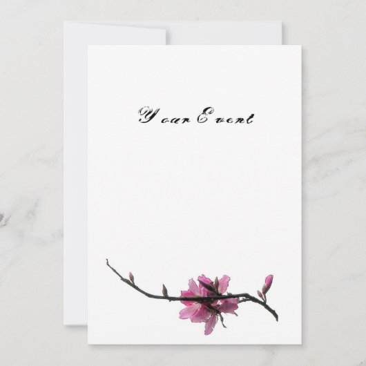 Alles-occasion-uitnodigingen voor Zen Spring/Orien Kaart (Voorkant)