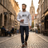 "Alles of Niets" Leuke Inspirerende Wiskunde Typog Trui