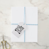 Alles omdat twee mensen verliefd werden cadeaulabel (Met Touw)