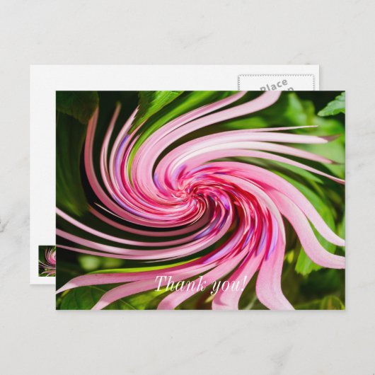 Alles omhoog gedraaid briefkaart (Voorkant / Achterkant)