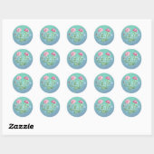 Alles ontvouwt zich perfect | Ronde sticker (Vel)