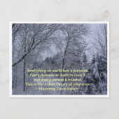 Alles op aarde briefkaart (Voorkant)