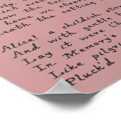 Alles op de gouden middag poster (Hoek)