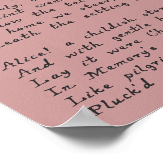 Alles op de gouden middag poster (Hoek)