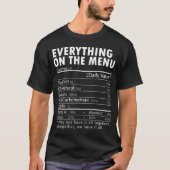 Alles op de menuvoeding werkt Thanksgivin T-shirt (Voorkant)