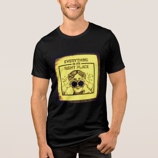 Alles op zijn plaats Tri-Blend shirt (Voorkant)