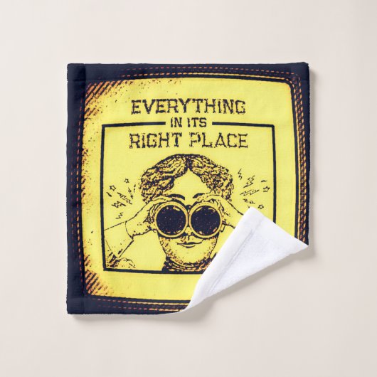 Alles op zijn plaats washandje (Wasdoekje)