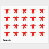 Alles opgepakt ronde sticker (Vel)