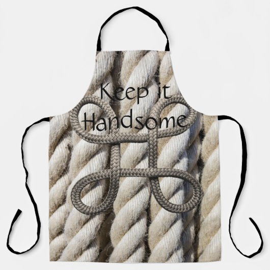 Alles over afdruk Apron Houd het handig. Schort (Voorkant)