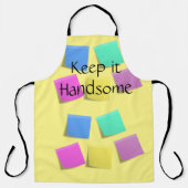 Alles over afdruk Apron Houd het handig Schort (Voorkant)
