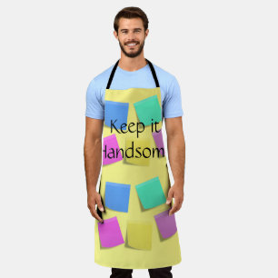 Alles over afdruk Apron Houd het handig Schort