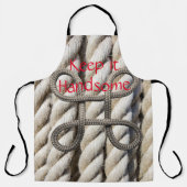 Alles over afdruk Apron Houd het handig. Schort (Voorkant)