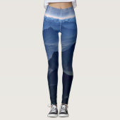 Alles-over-afdruk Leggings voor bergontwerp (Voorkant)